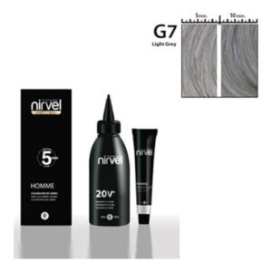 Βαφή μαλλιών για άντρες σε ανοιχτό γκρι χρώμα by Nirvel