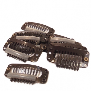 Κλιπς για τρέσες μαύρο